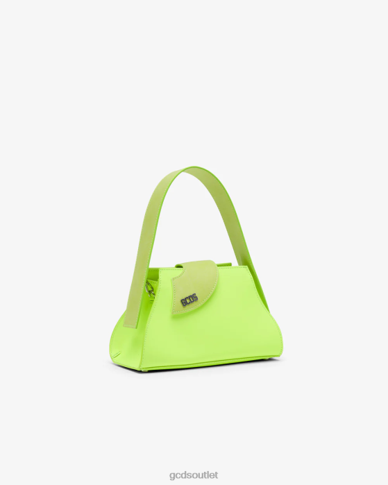 Women GCDS Comma Small Handbag Yellow fluo 0FVX538
