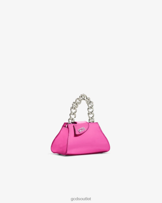 Women GCDS Comma Transpallic Baby Bag Fuchsia 0FVX526
