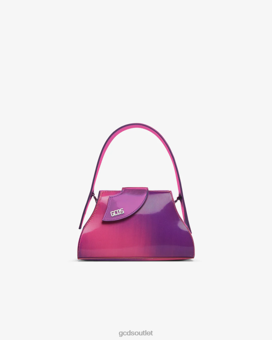 Women GCDS Comma Transpallic Small Bag Fuchsia 0FVX527