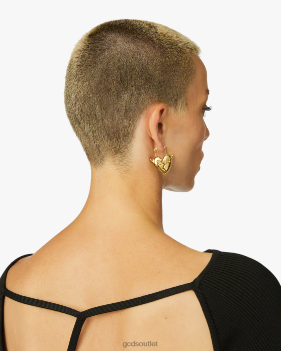 Women GCDS Heartbreaker earrings Gold 0FVX550