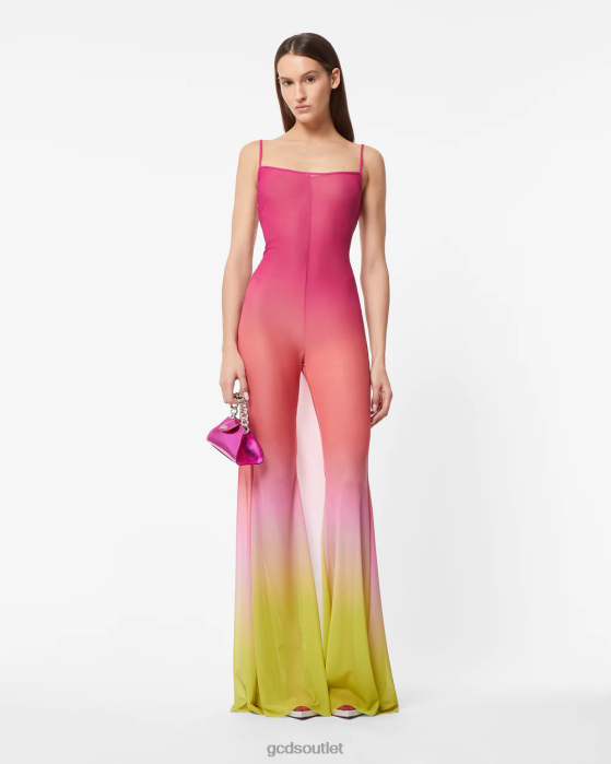 Women GCDS Degrade Gown Fuchsia 0FVX405