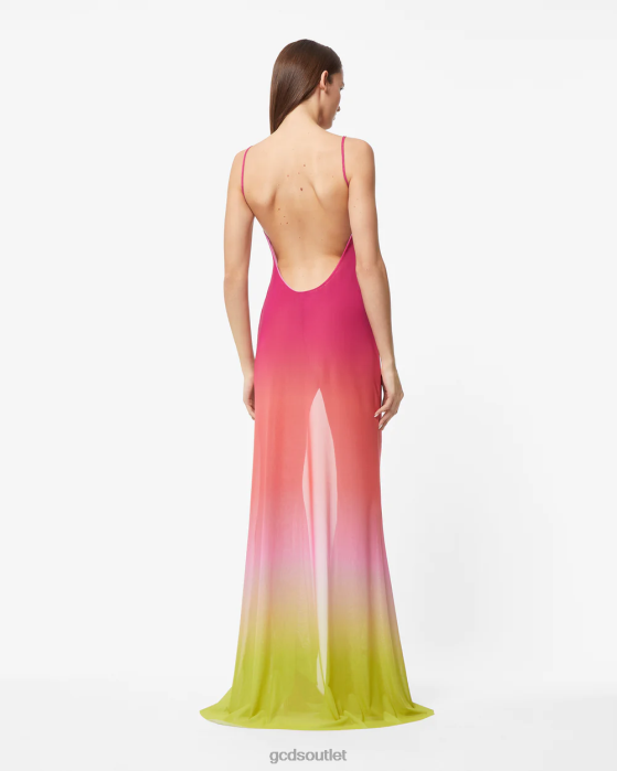 Women GCDS Degrade Gown Fuchsia 0FVX405