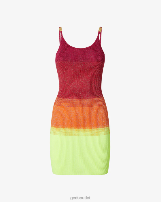 Women GCDS Lurex Degrade Tank Dress Fuchsia 0FVX416
