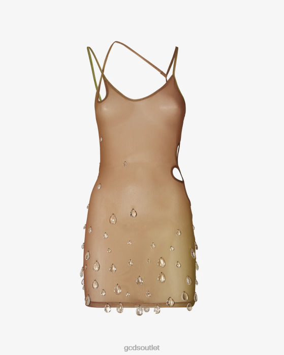 Women GCDS Sita Drops Dress Military Green 0FVX430
