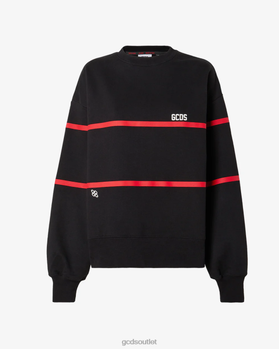 Women GCDS Low Band Logo Sweater Black 0FVX352
