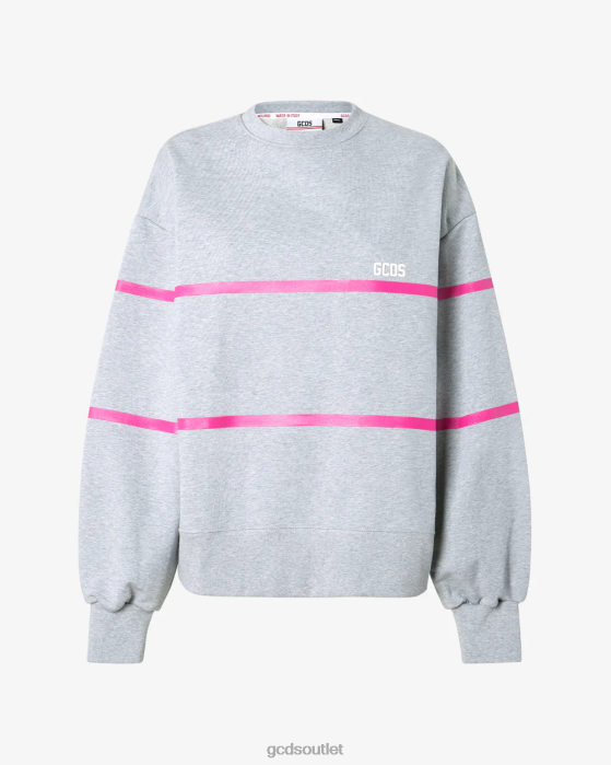 Women GCDS Low Band Logo Sweater Grey 0FVX347