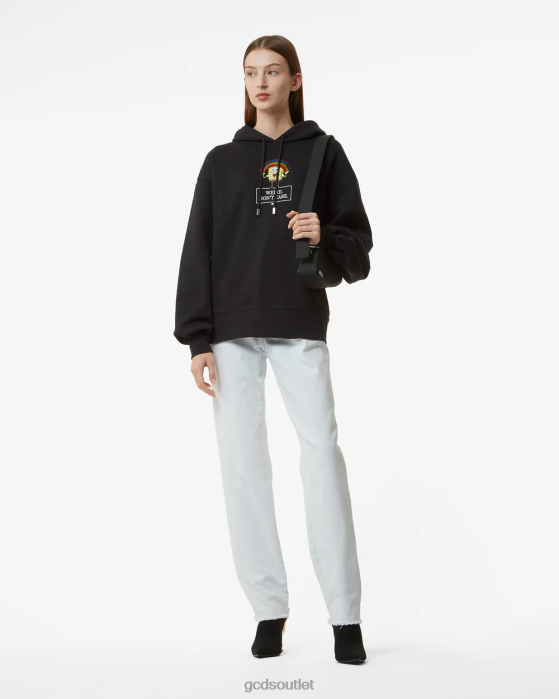 Women GCDS Spongebob Don'T Care Hoodie Black 0FVX350