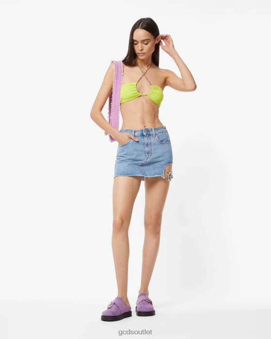 Women GCDS Bling Bikini Lime 0FVX481
