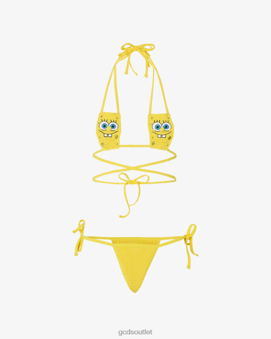 Women GCDS Spongebob Bikini Yellow 0FVX474