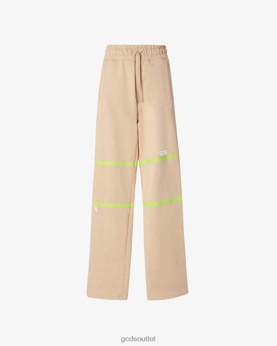Women GCDS Low Band Logo Sweatpants Beige 0FVX443
