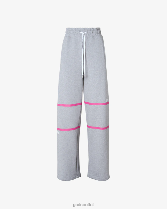 Women GCDS Low Band Logo Sweatpants Grey 0FVX453