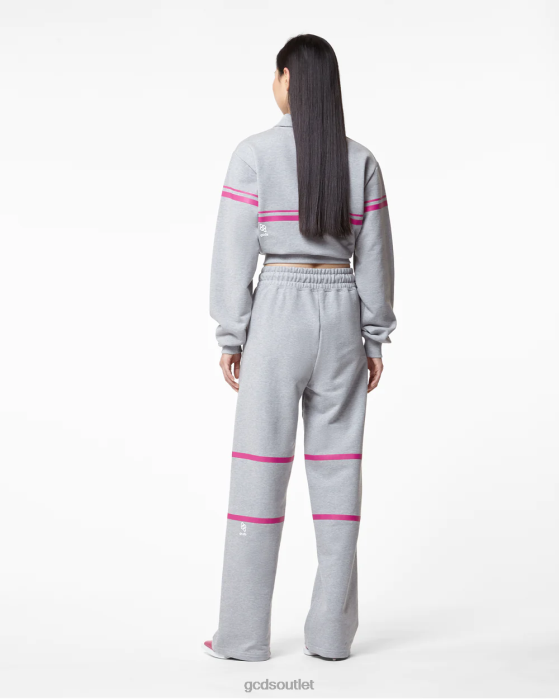 Women GCDS Low Band Logo Sweatpants Grey 0FVX453