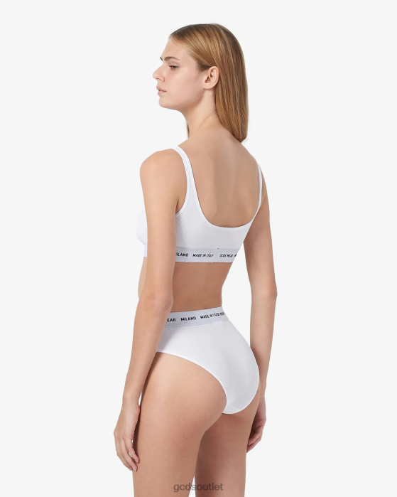 Women GCDS Wear oblo bra White 0FVX471