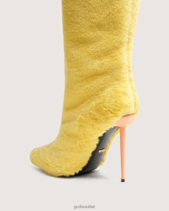 Women GCDS Fur boots Yellow 0FVX567