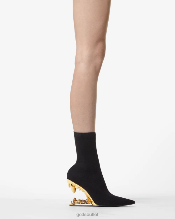 Women GCDS Morso Ankle Boots Black 0FVX491