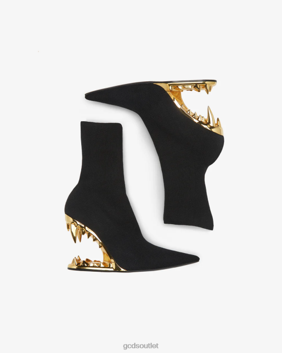 Women GCDS Morso Ankle Boots Black 0FVX491
