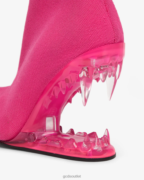 Women GCDS Morso Ankle Boots Fuchsia 0FVX492