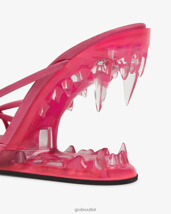 Women GCDS Morso Thongs Sandals Fuchsia 0FVX510